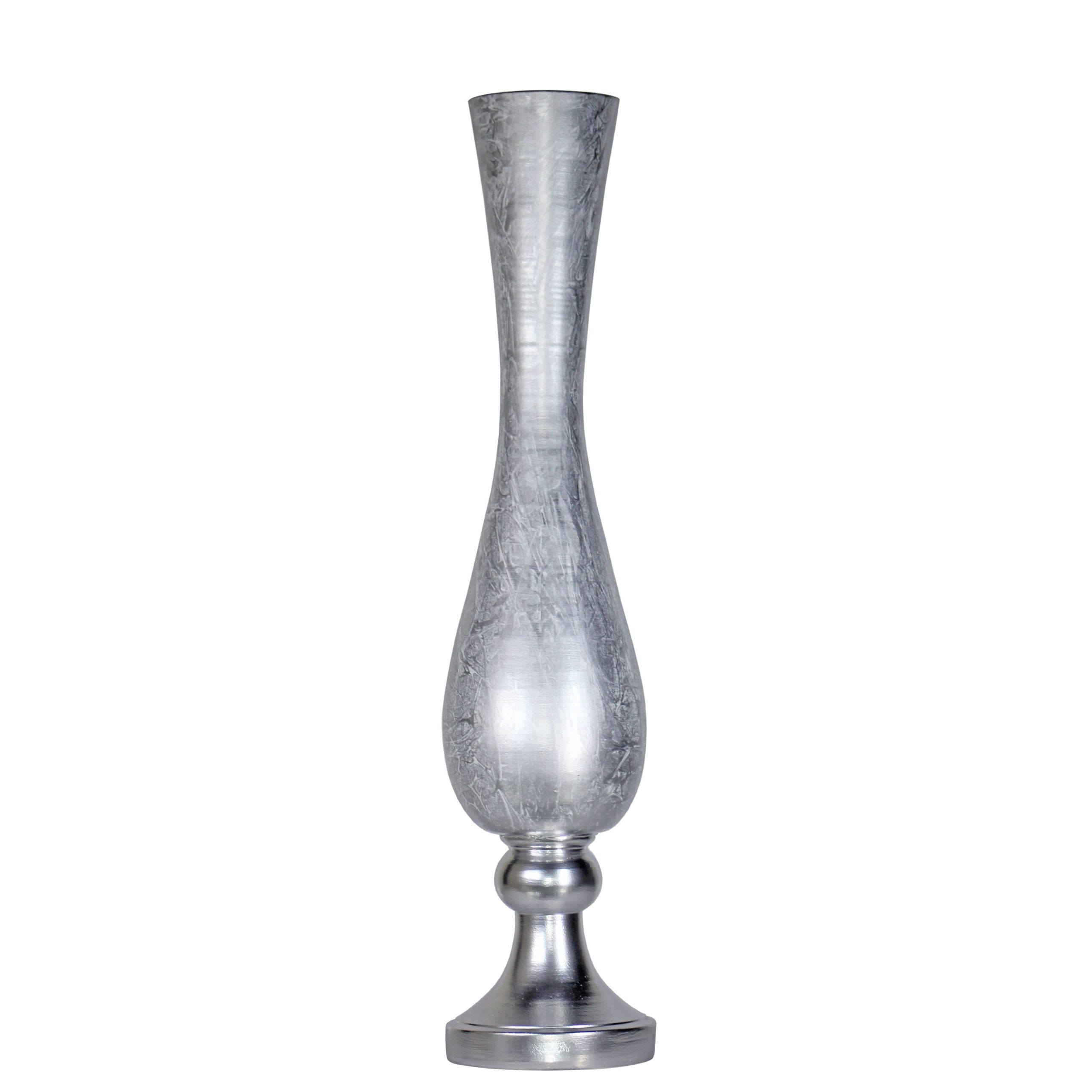 PAC68- JARRÃO C PÉ PRATA MANCHADO 130X25X25CM-64.95€ 100X25X25CM-54.95€