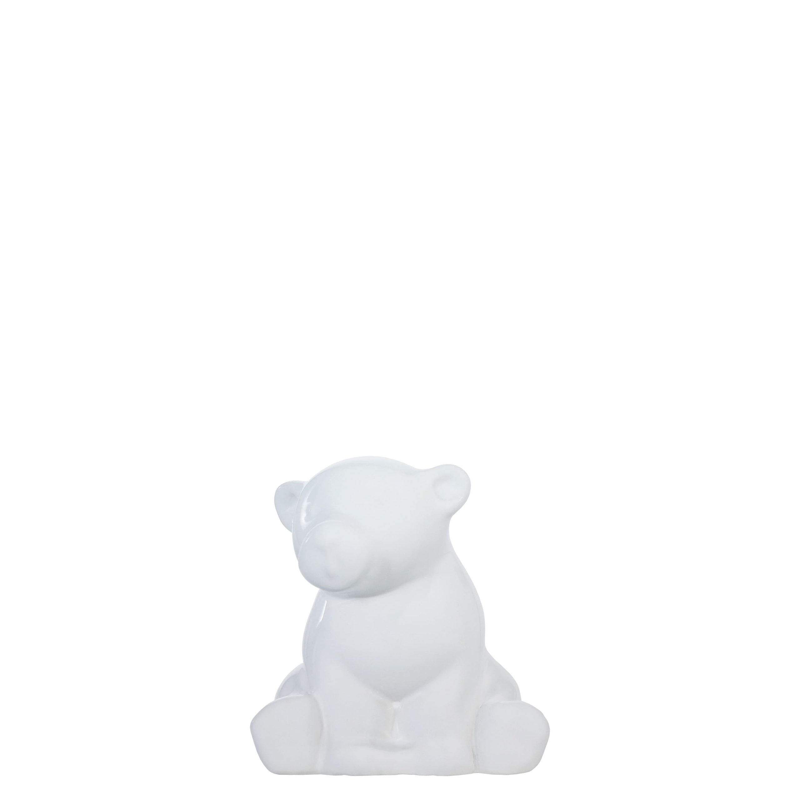 W172B- URSO MINI SENTADO BRANCO 8X7X7CM-3.99€