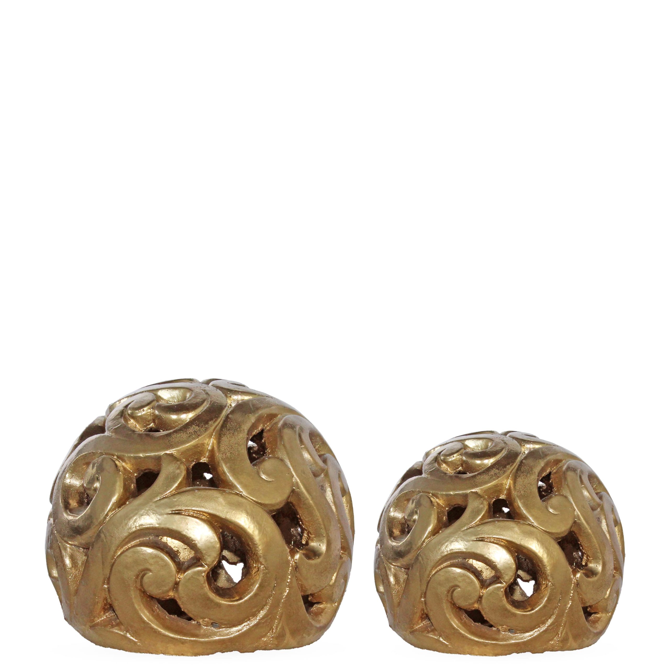 Z23- BOLA OURO RECORTADA