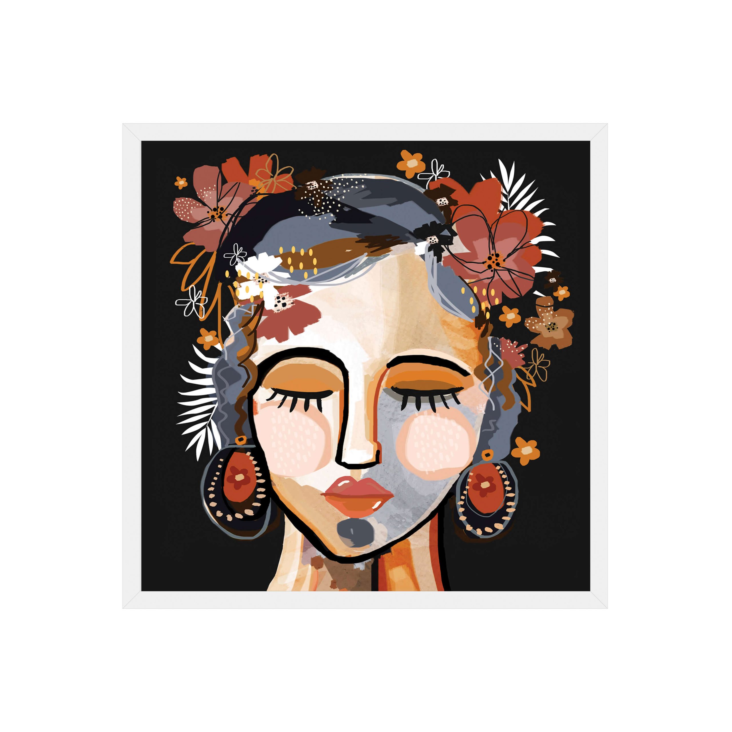 TELA IMPRESSA COM MOLDURA 90X90 001