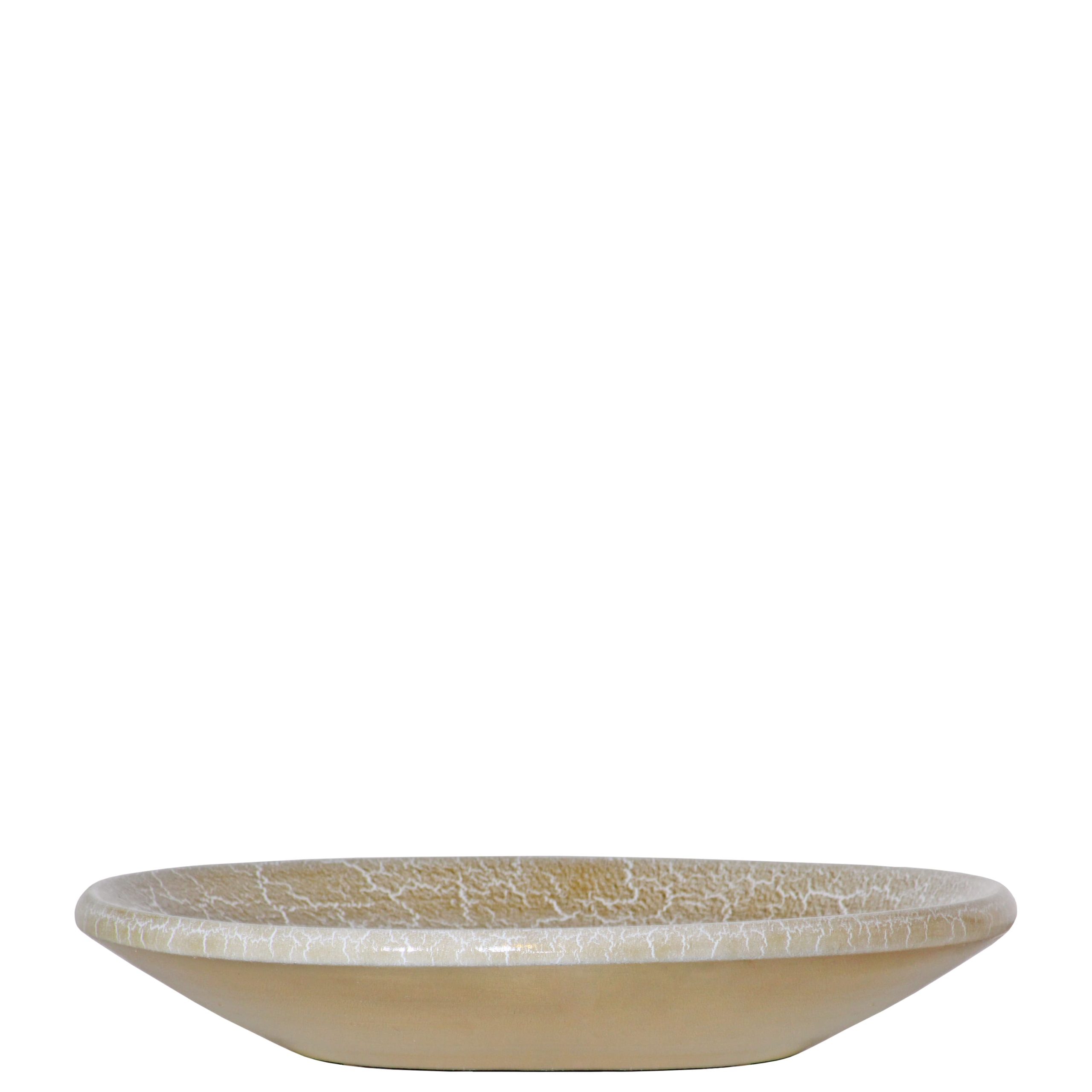 C84C- PRATO BRANCO CRACLÊ 5X35X35CM-8.95€