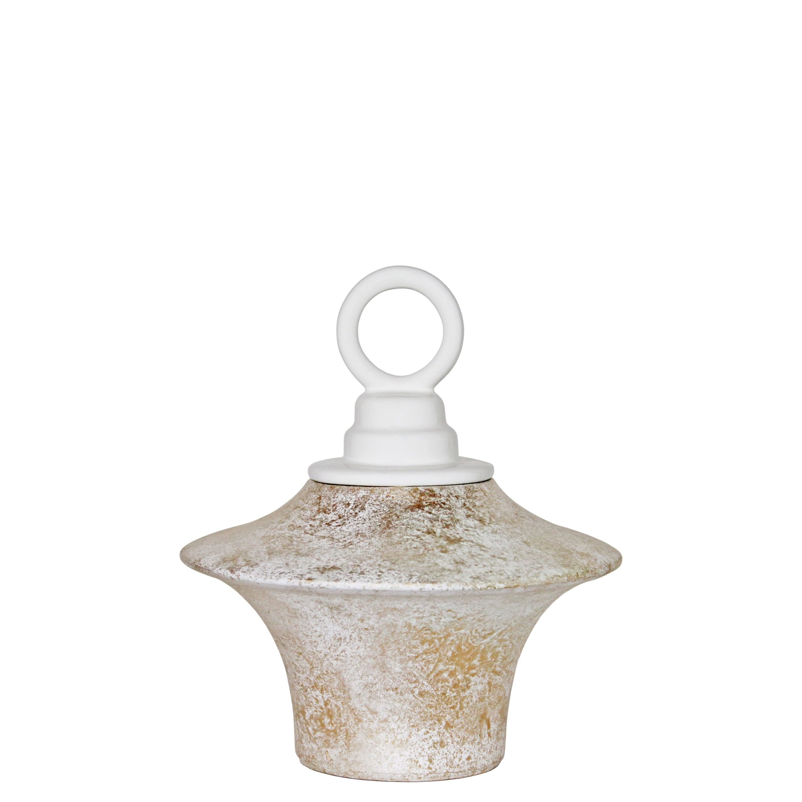 SO.005- POTE DISCO OURO CHUPETA BRANCA 28X23X23CM-9.95€