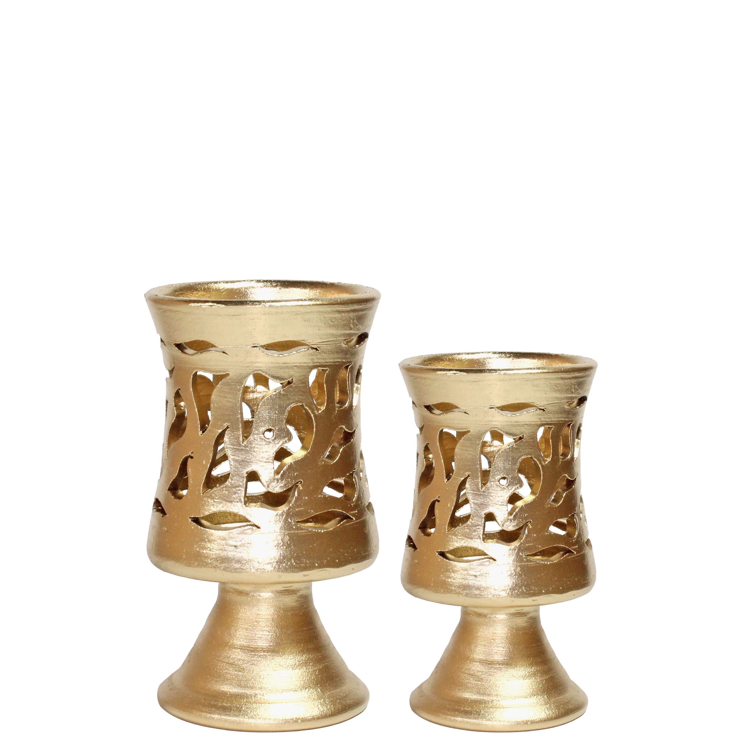 P17- CÁLICE OURO 23X13X13CM-11.95€