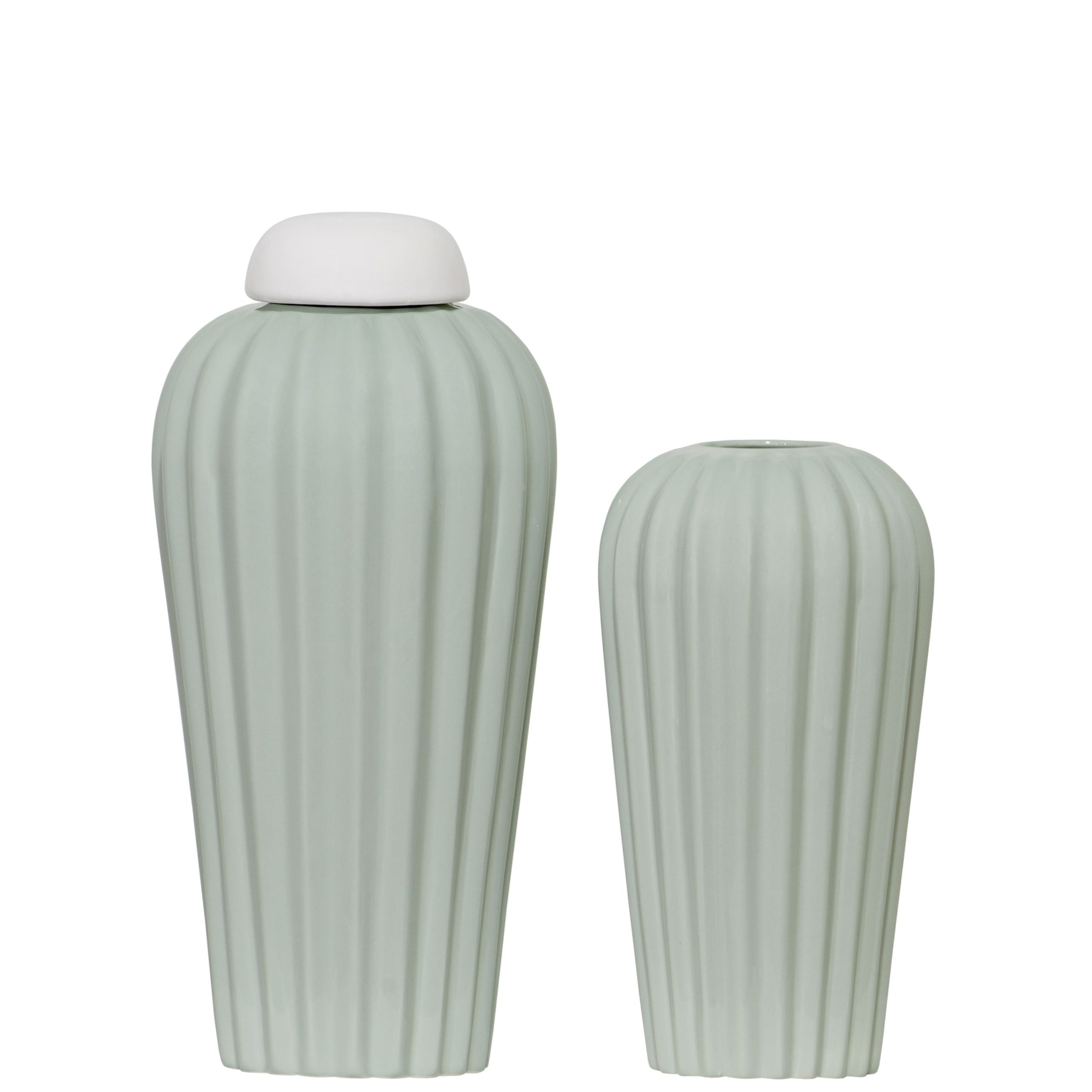 C96B- JARRA DAZIO VERDE-MENTA 35X15X15CM-19.95€ 28X13X13CM-17.95€-2