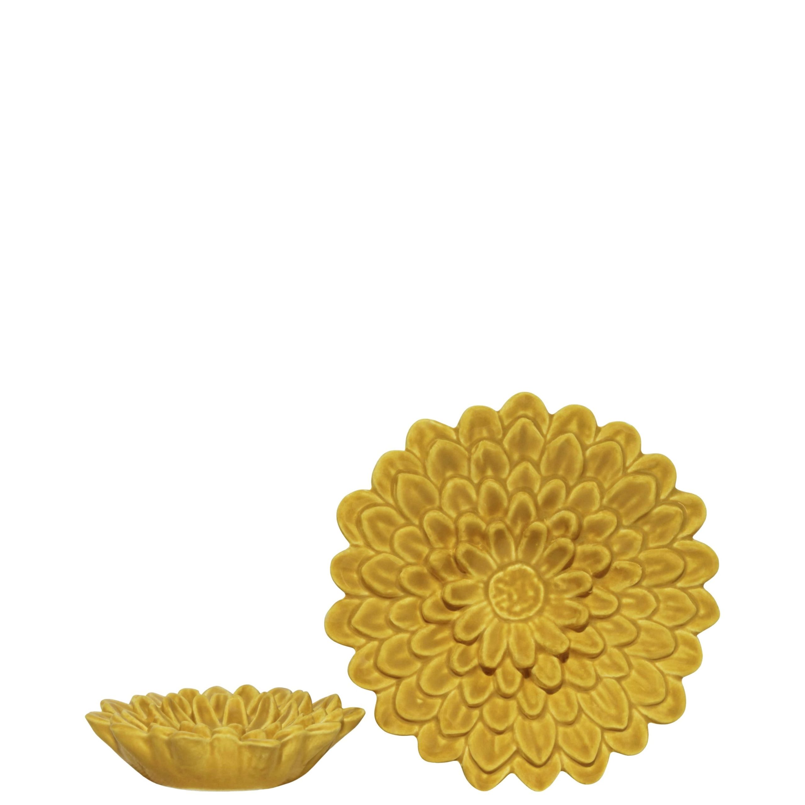 W216C- FLOR NENUFAR AMARELA 3X14X14CM-5.50€ 3X10X10CM-3.95€