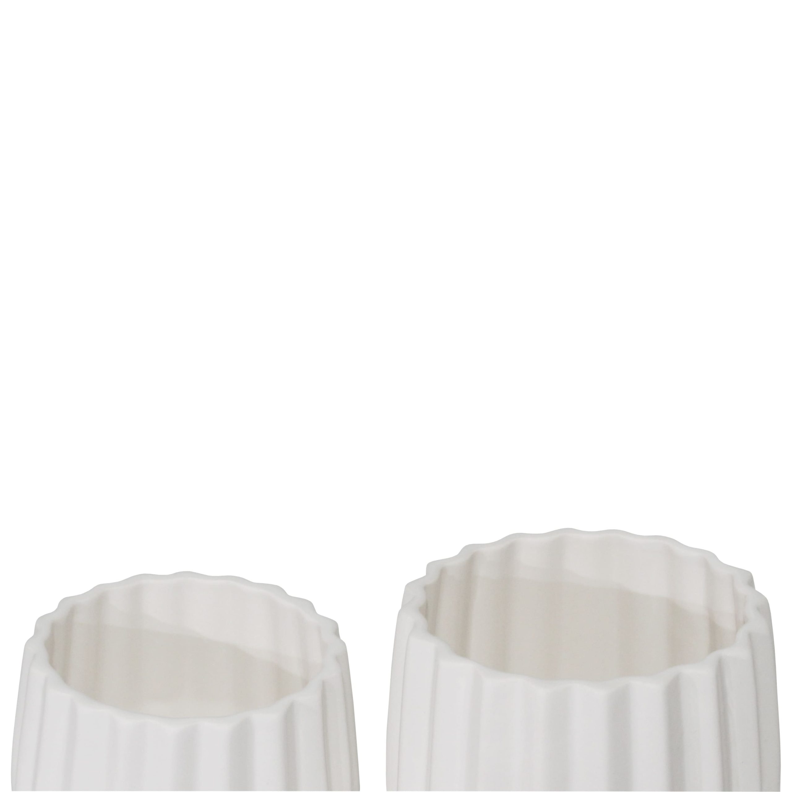 C47G- VASO DAZIO BRANCO 12X15X15CM-7.15€ 10X13X13CM-5.95€-1