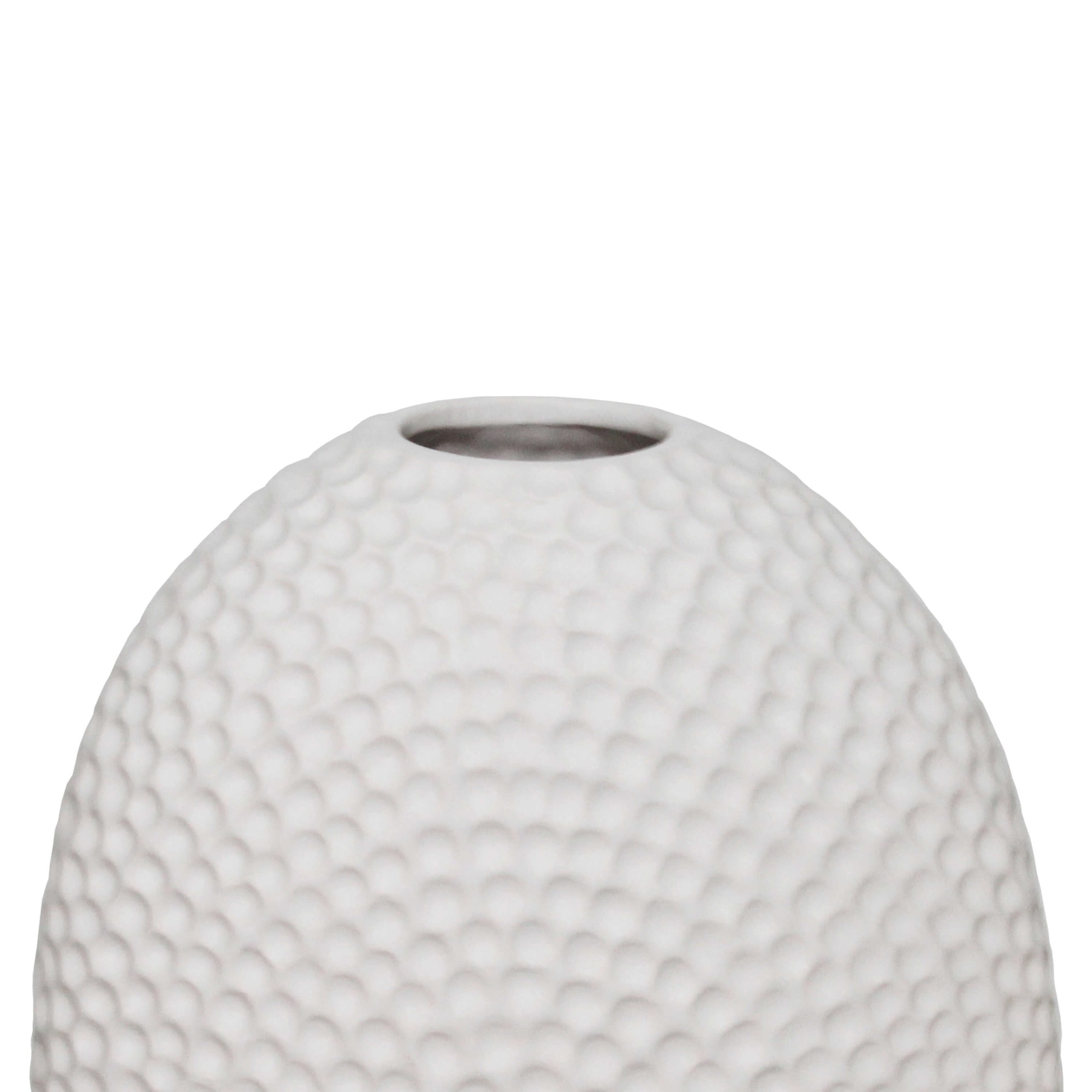 C105B- JARRA ELEGANCE BRANCA COM TAMPA 45X25X25CM-29.95€ 40X23X23CM-24.95€-1