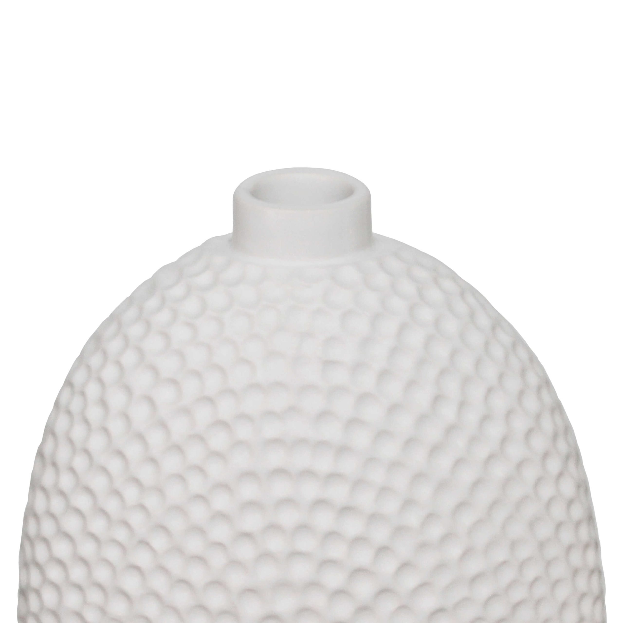 C105C- JARRA GOLA ELEGANCE BRANCA 35X25X25CM-24.95€ 30X23X23CM-19.95€-1