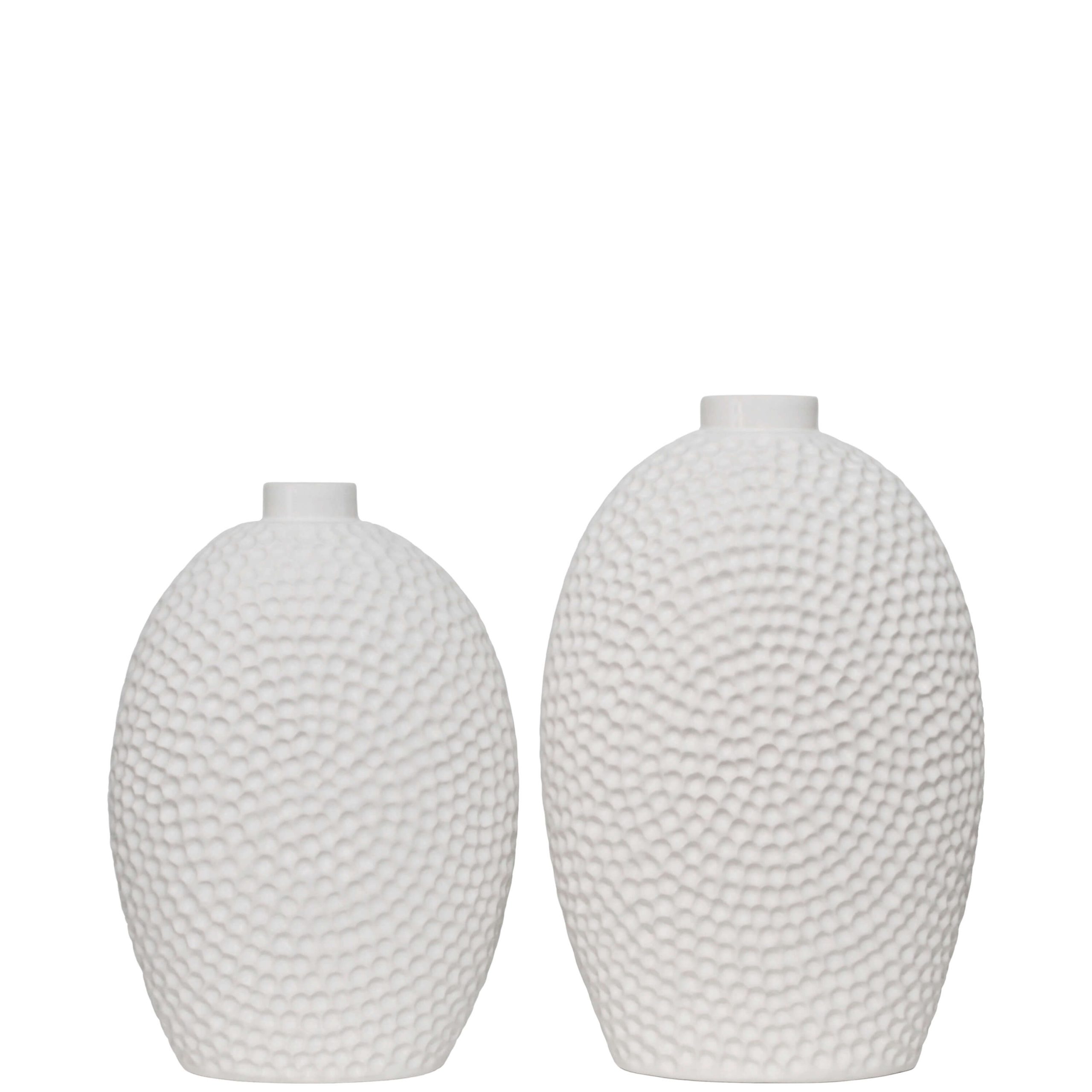 C105C- JARRA GOLA ELEGANCE BRANCA 35X25X25CM-24.95€ 30X23X23CM-19.95€-2