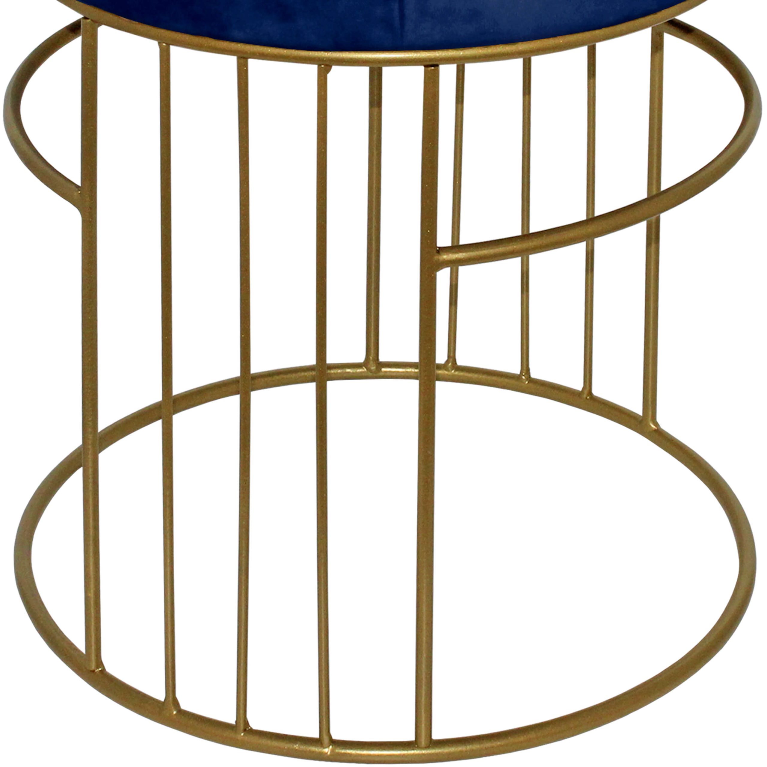 PUFE LARRY CAPITONÊ AZUL-2