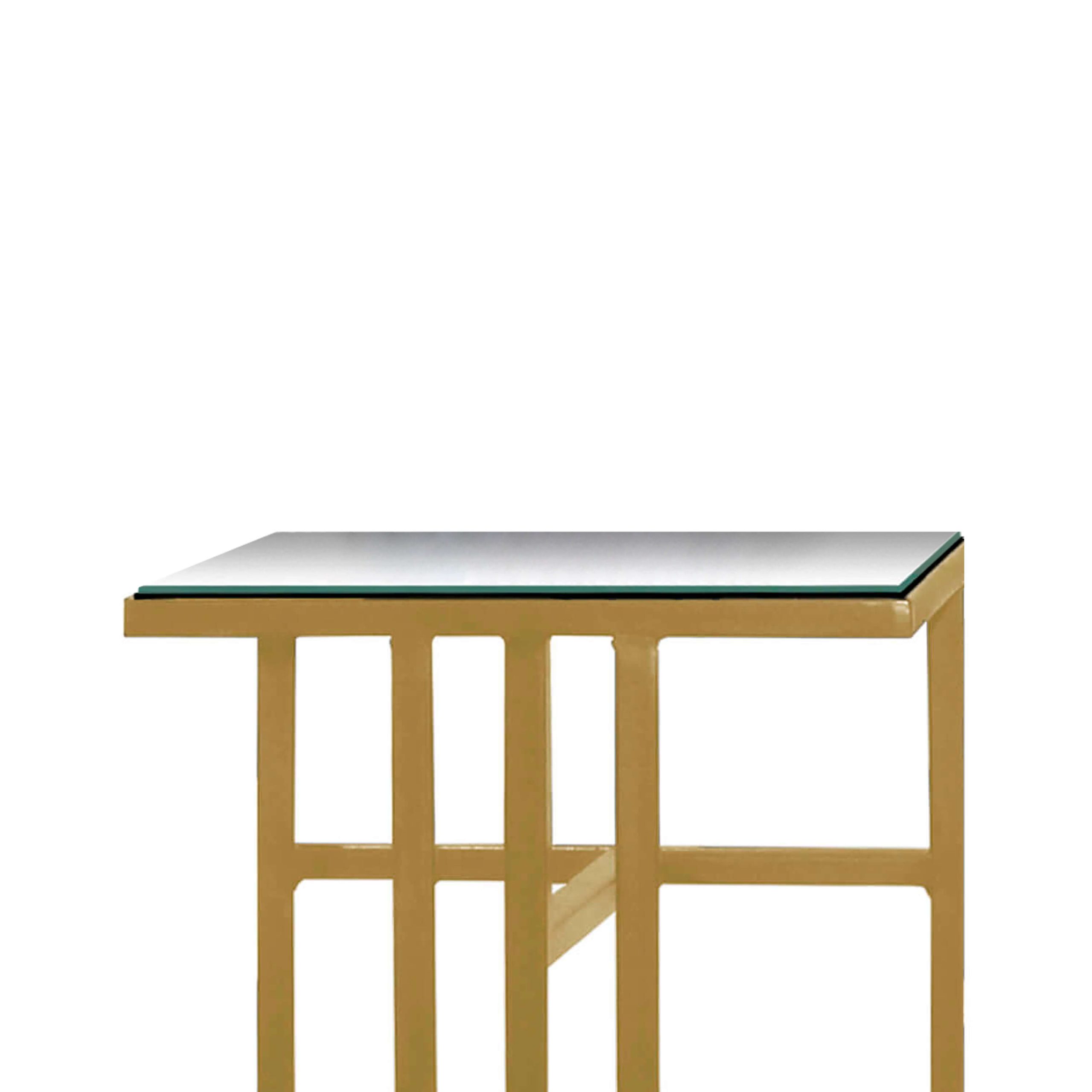 COLUNA Nº1 FERRO OURO COM ESPELHO-1