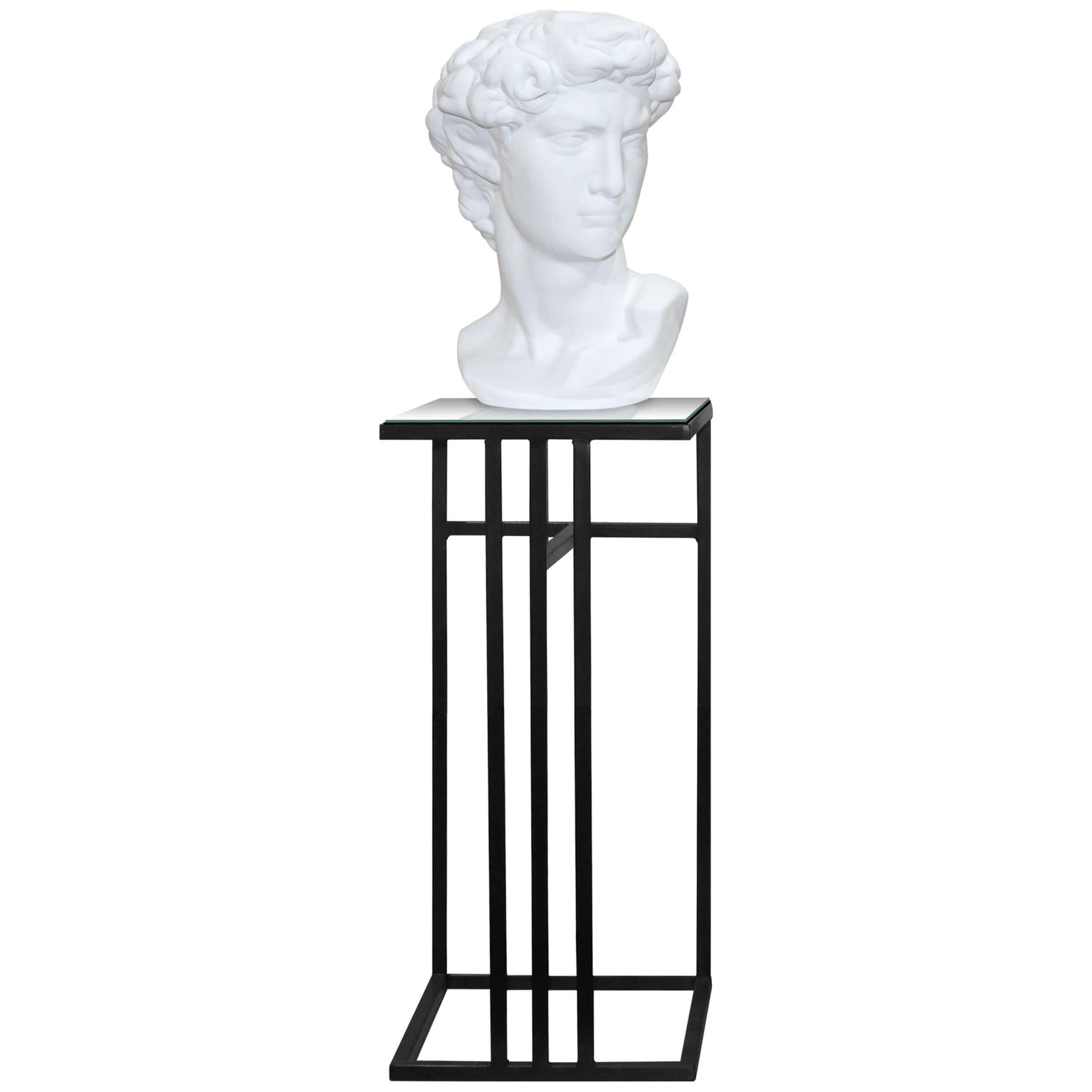 COLUNA Nº1 FERRO PRETO COM ESPELHO