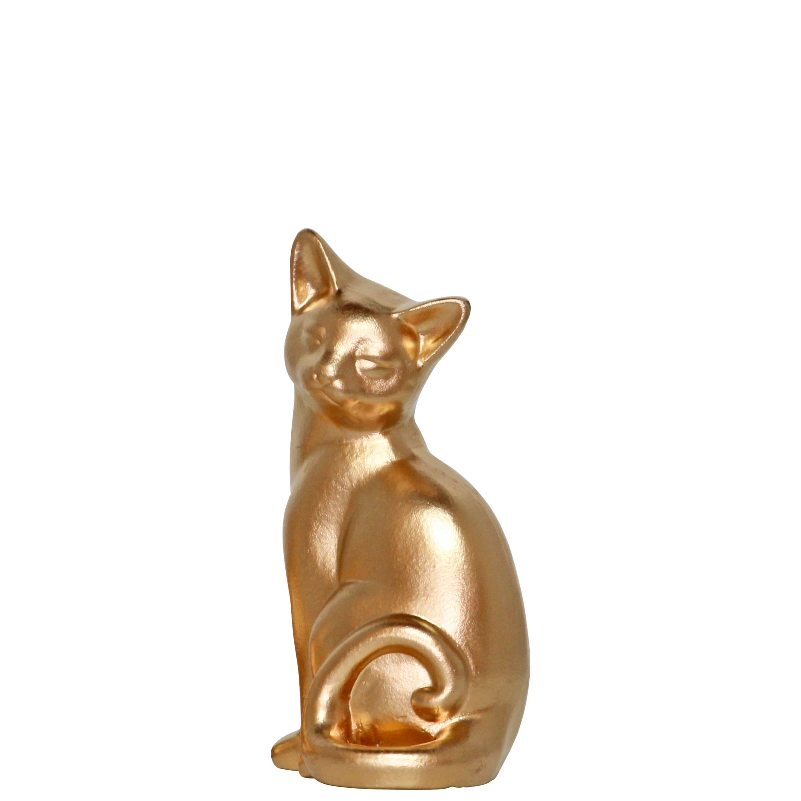 W240B- GATO OURO SENTADO 18X10X8CM-8.95€(0.300kg)