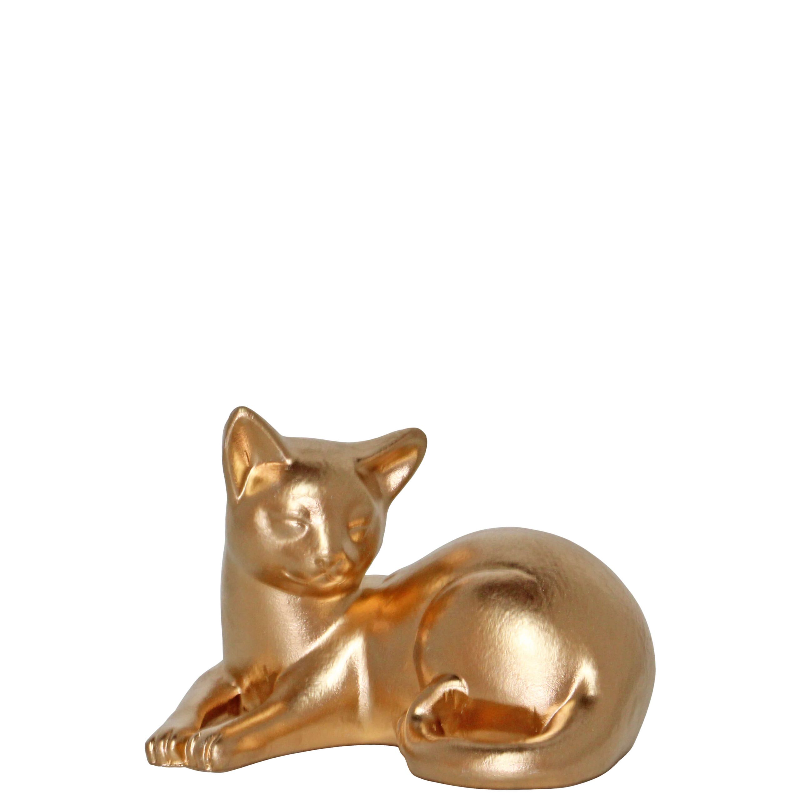 W240C- GATO OURO DEITADO 11X15X12CM-8.95€(0.300kg)