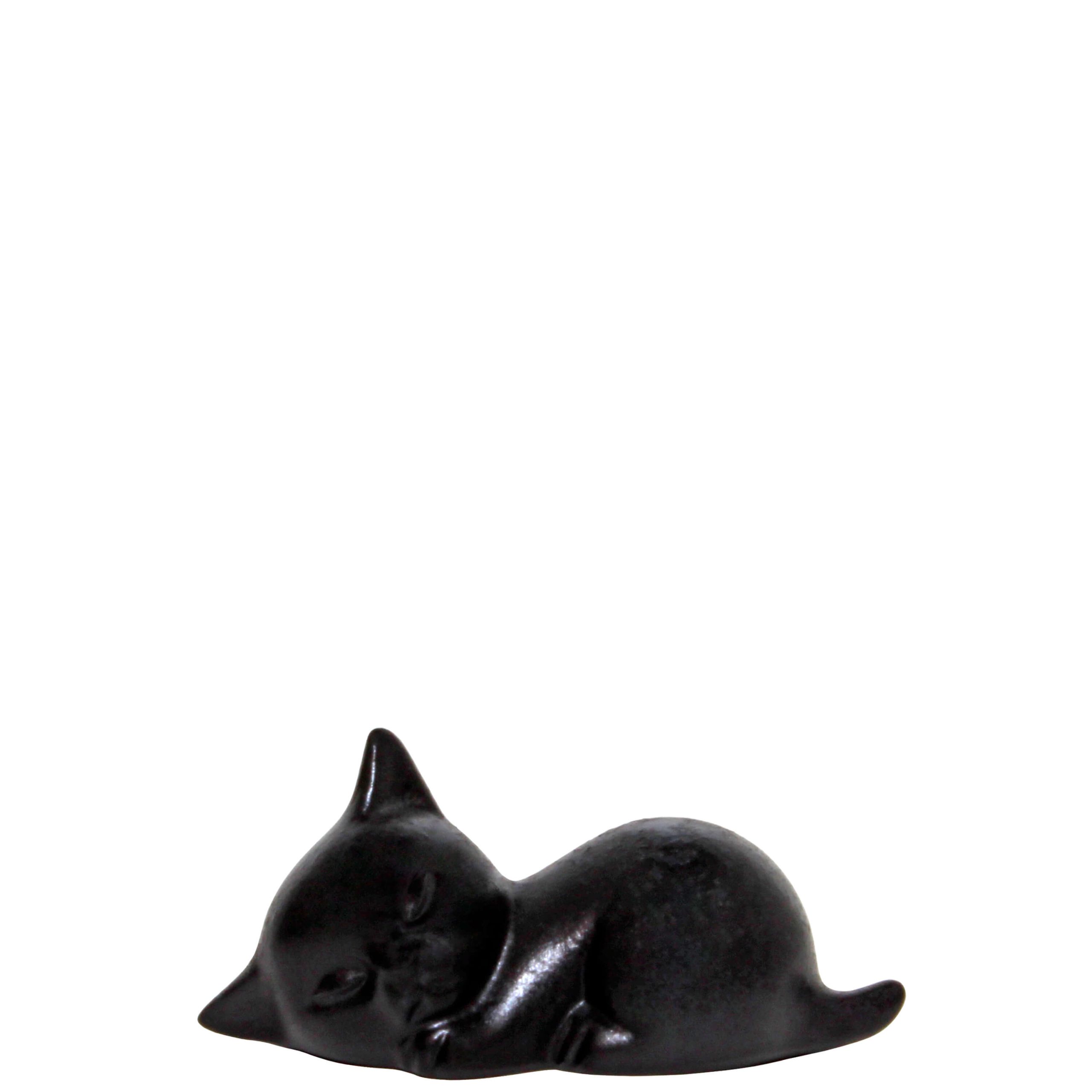 W247B- GATO BÉBÉ PRETO 6X13X5CM-4.45€