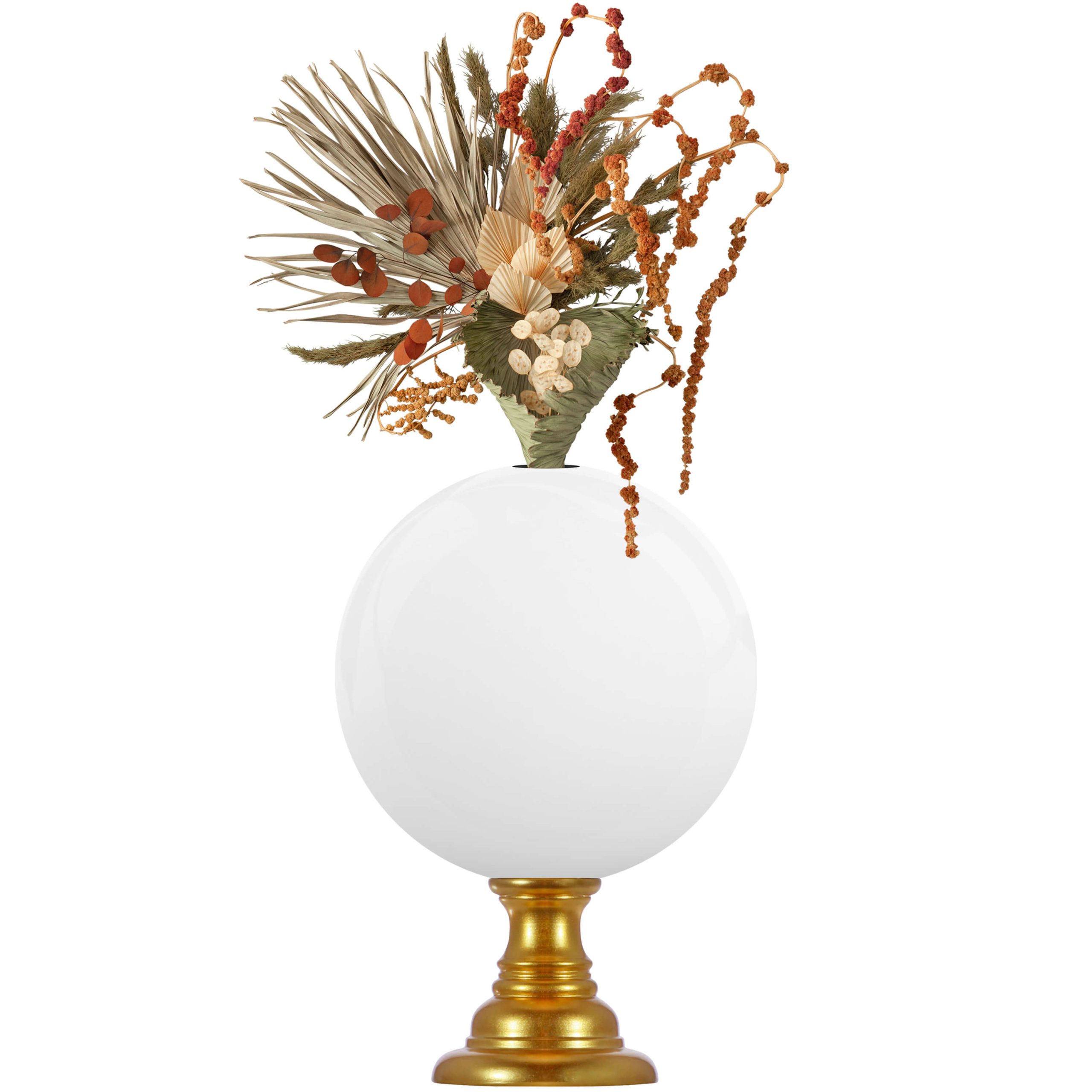 P0C70 – BOLA ORIENTAL BRANCO OURO-3