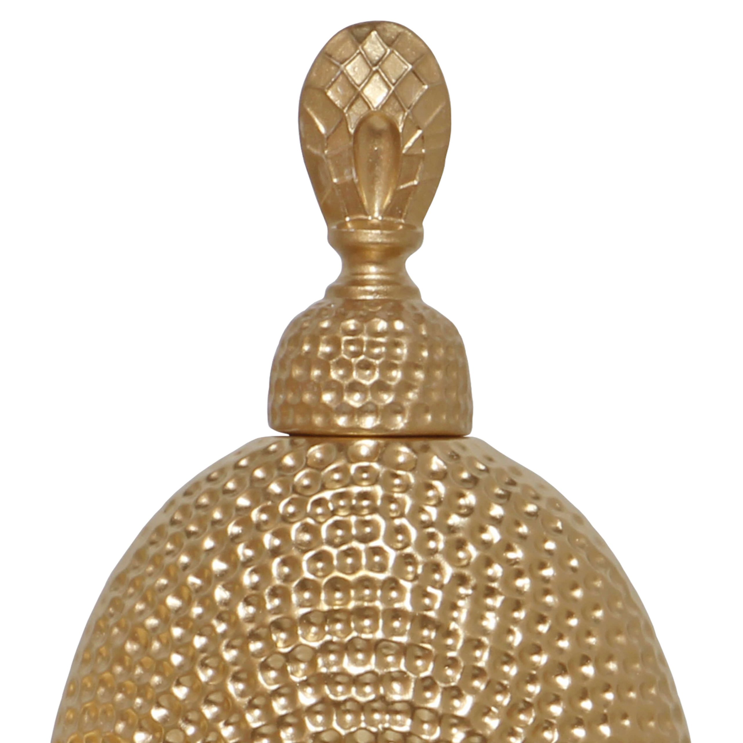 C114B- JARRA ELEGANCE OURO COM TAMPA 45X25X25CM-29.95€ 40X23X23CM-24.95€-1