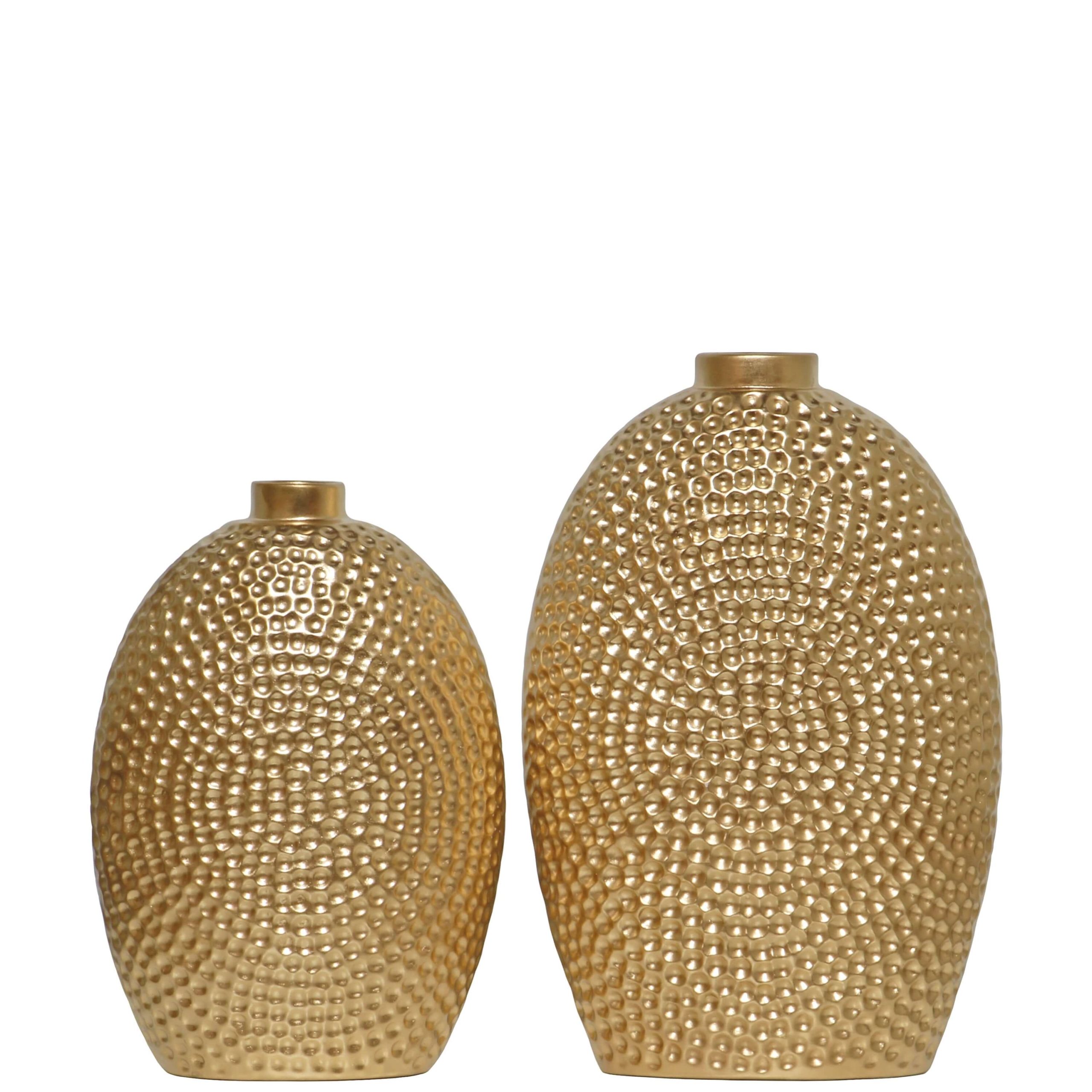 C114C- JARRA GOLA ELEGANCE OURO 35X25X25CM-24.95€ 30X23X23CM-19.95€