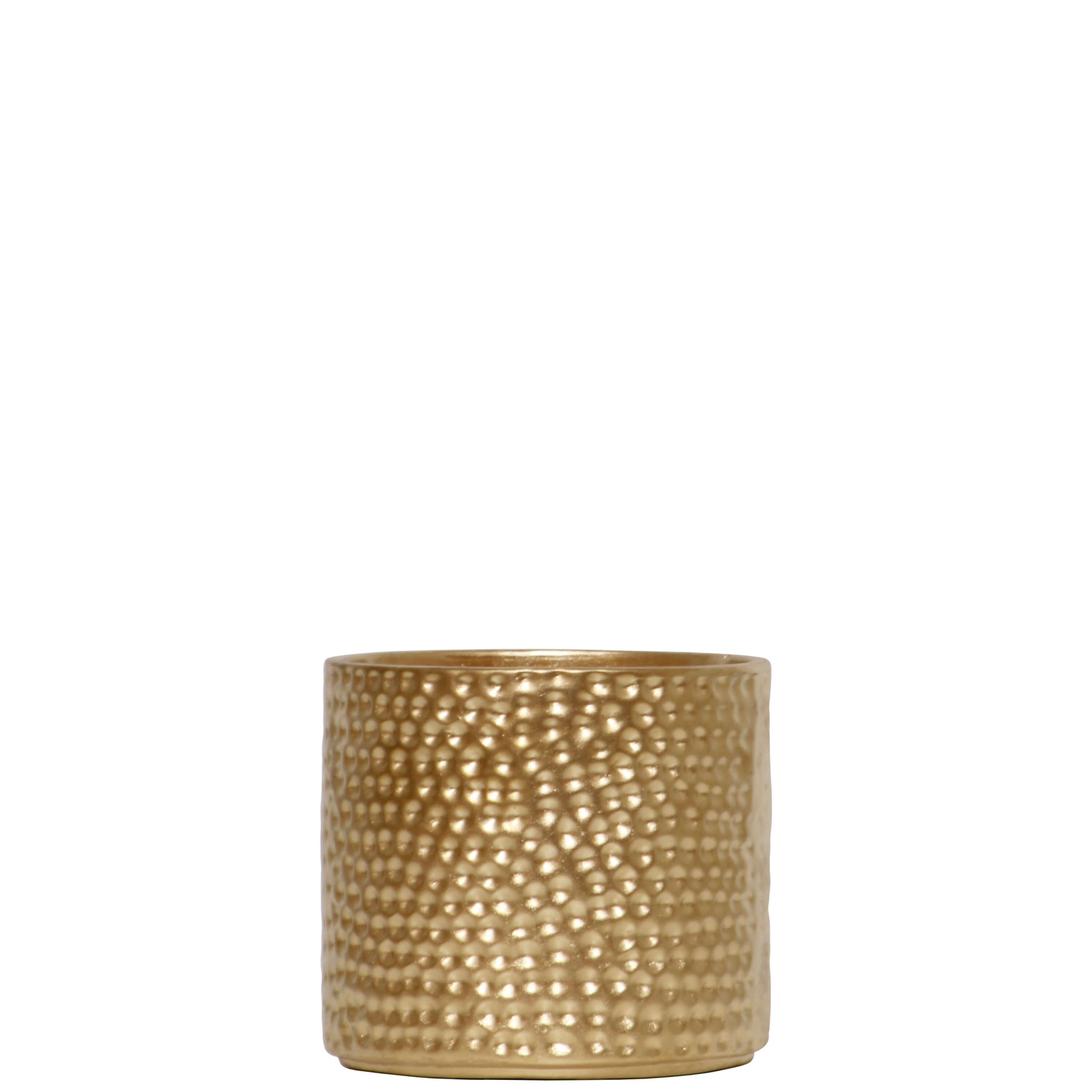 C114F- VASO ELEGANCE OURO 13X14X14CM-9.95€ (0.750 kg)