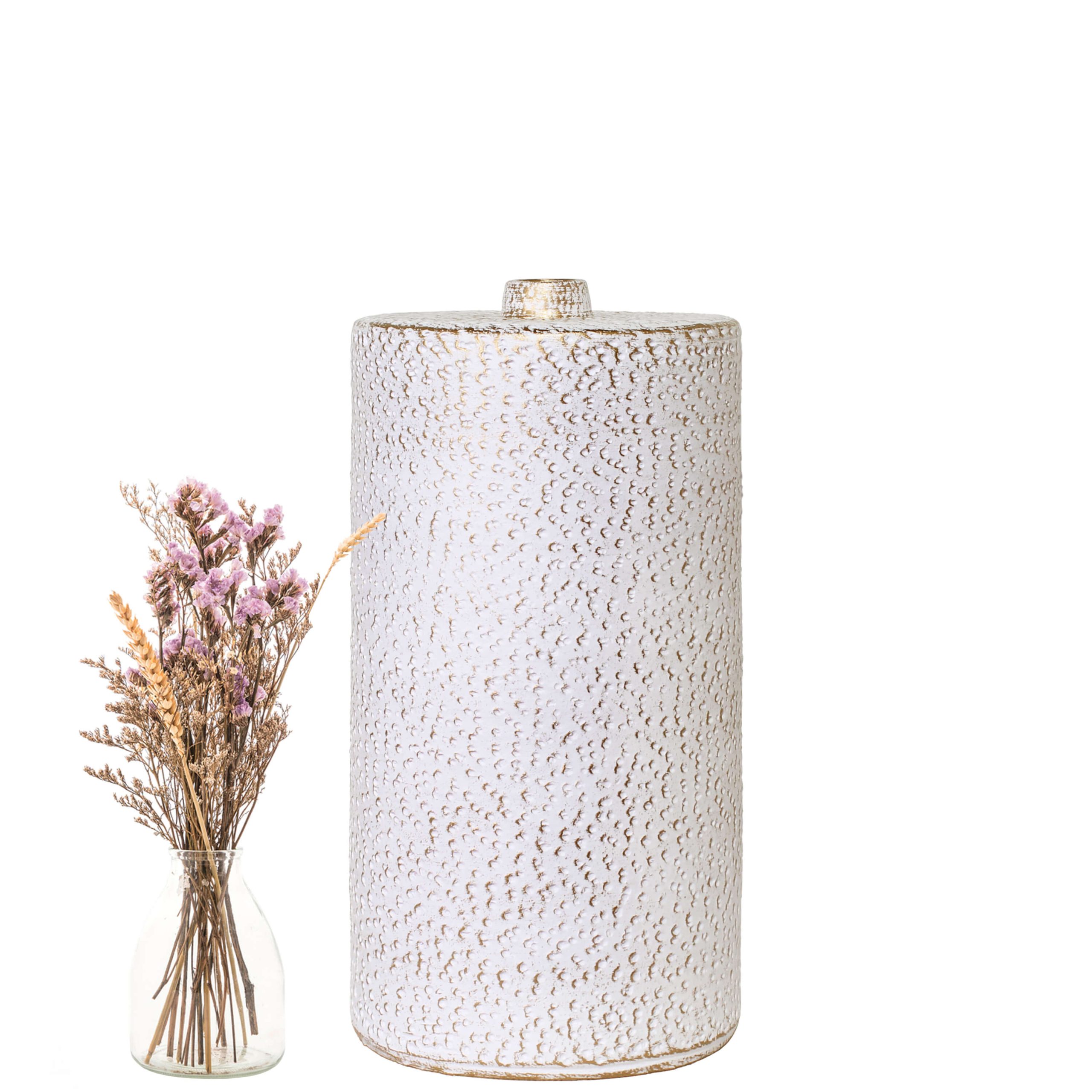 SO.049C- JARRA ALTA BRANCO OURO 35X15X15CM-14.95€ 30X15X15CM-12.95€