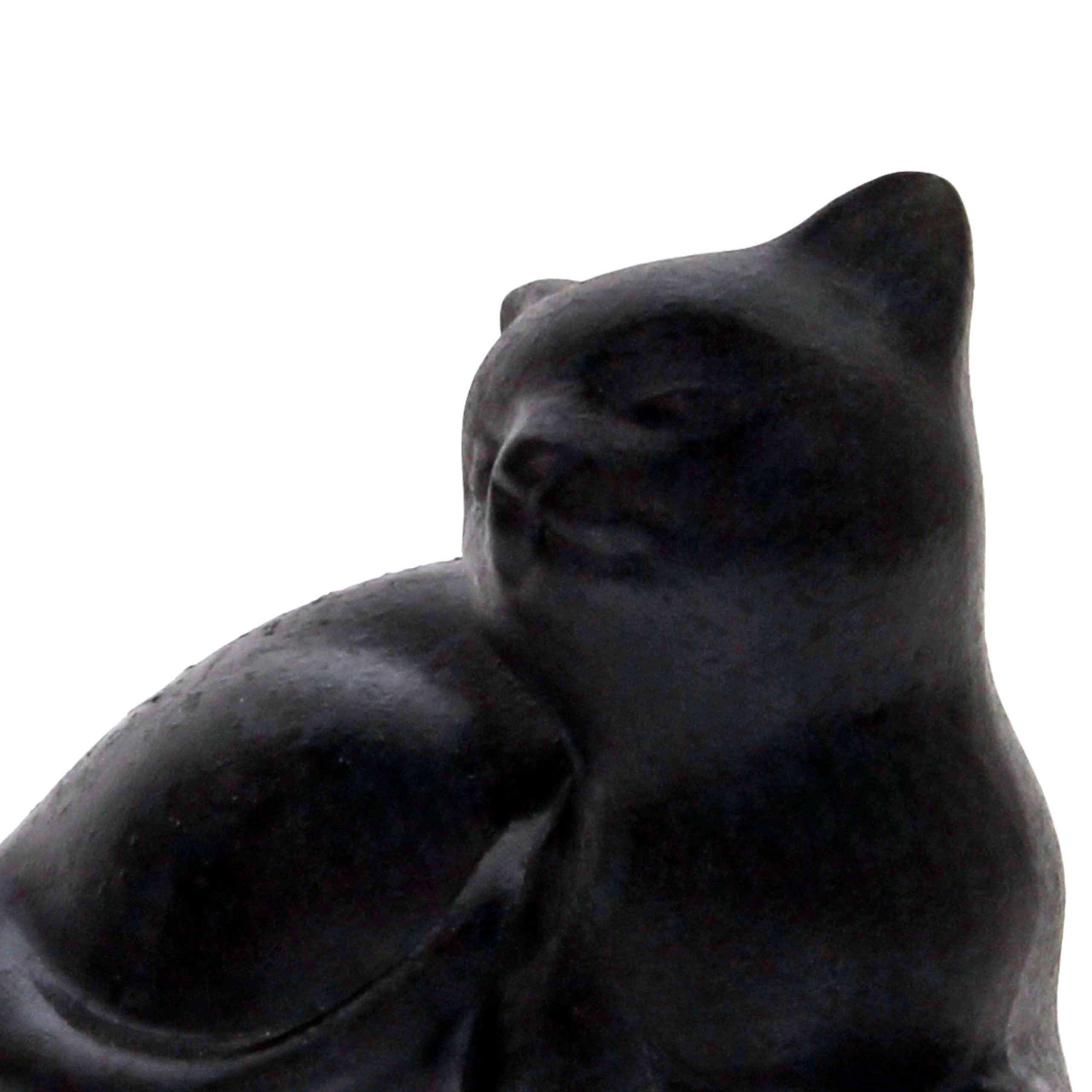 W247C – GATO DEITADO PRETO-1