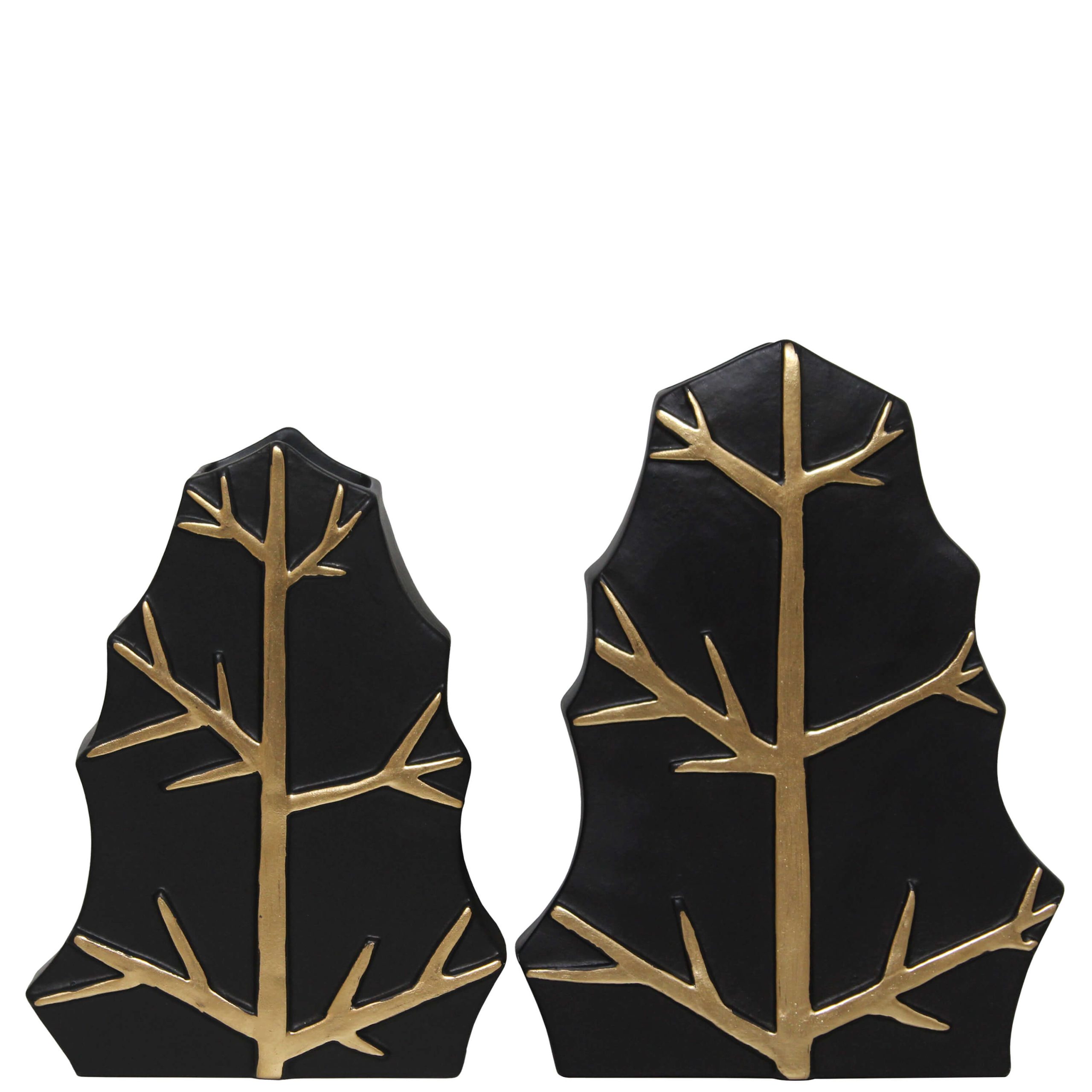 E136C – JARRA FOLHA PRETO OURO 35X26X7CM-21.95€ (2.200 kg) 30X22X6CM-18.95€ (1.450 kg)-2