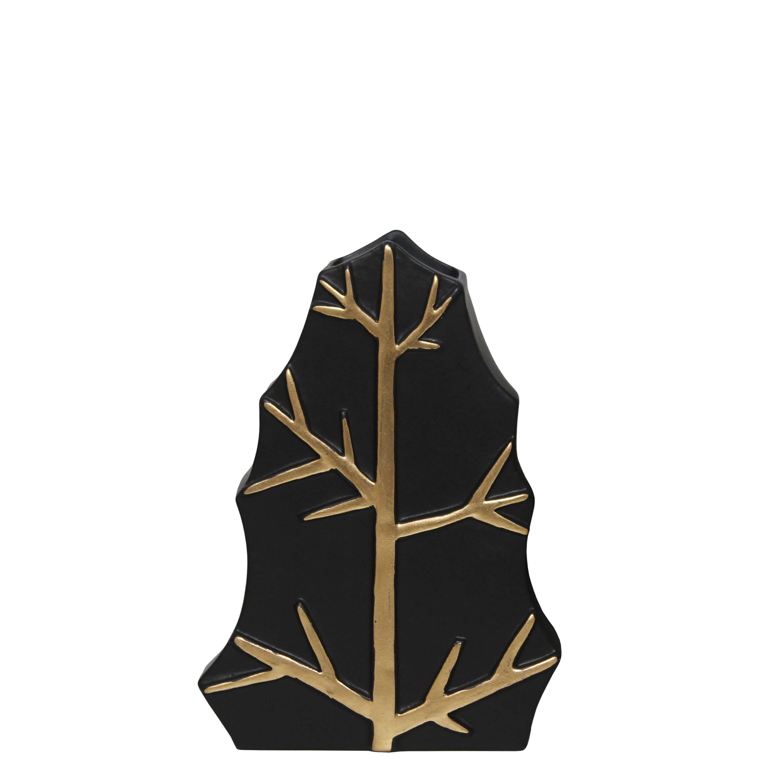 E136C – JARRA FOLHA PRETO OURO 35X26X7CM-21.95€ (2.200 kg) 30X22X6CM-18.95€ (1.450 kg)-3